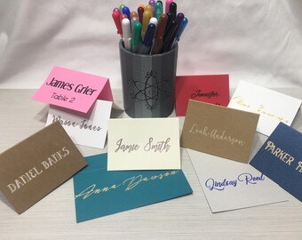 Custom Calligraphy Place Cards, SET OF 25