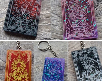 Tarot card keychain - (+Colors)