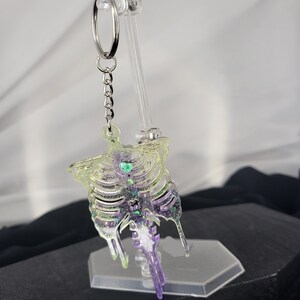 Dripping Rib Cage Keychain(+Colors)
