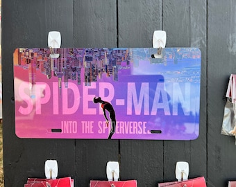 Spider-Man: Into the Spiderverse Tablica rejestracyjna