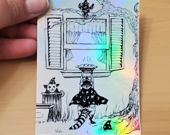 Secure Your Pies! Holographic Sticker