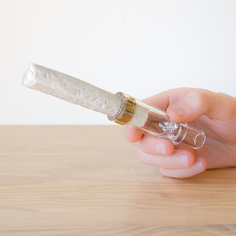 PURR Extra Large Smokey Glass Filter Tip Blunt Joint Holder Etsy