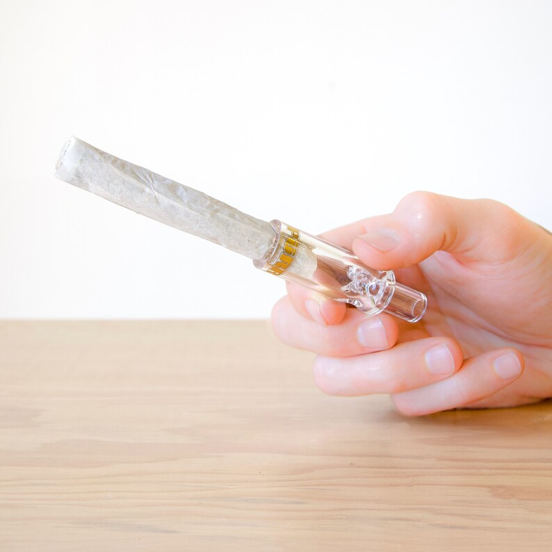 PURR Large Smokey Glass Filter Tip Blunt Joint Holder Tip Etsy