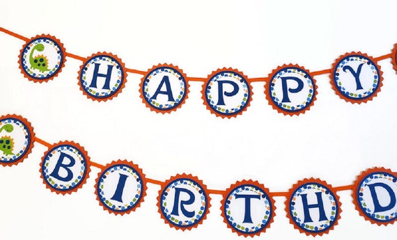 Dinosaur Birthday Banner, Reptile Boy Birthday Party Decorations, Personalized Dinosaur Banner Il_570xn