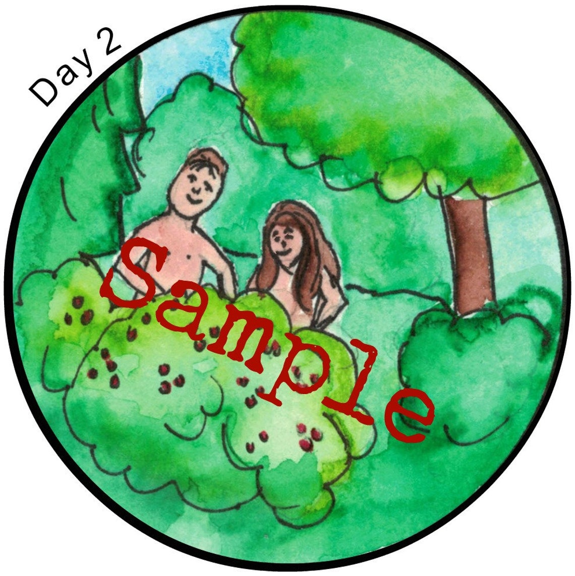 Jesse Tree Advent Calendar Printable Ornaments Etsy