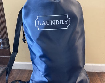 Personalized Embroidered Nylon Laundry Bag