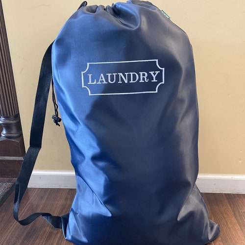 Personalized Embroidered Large Laundry Bag Monogram Laundry Etsy