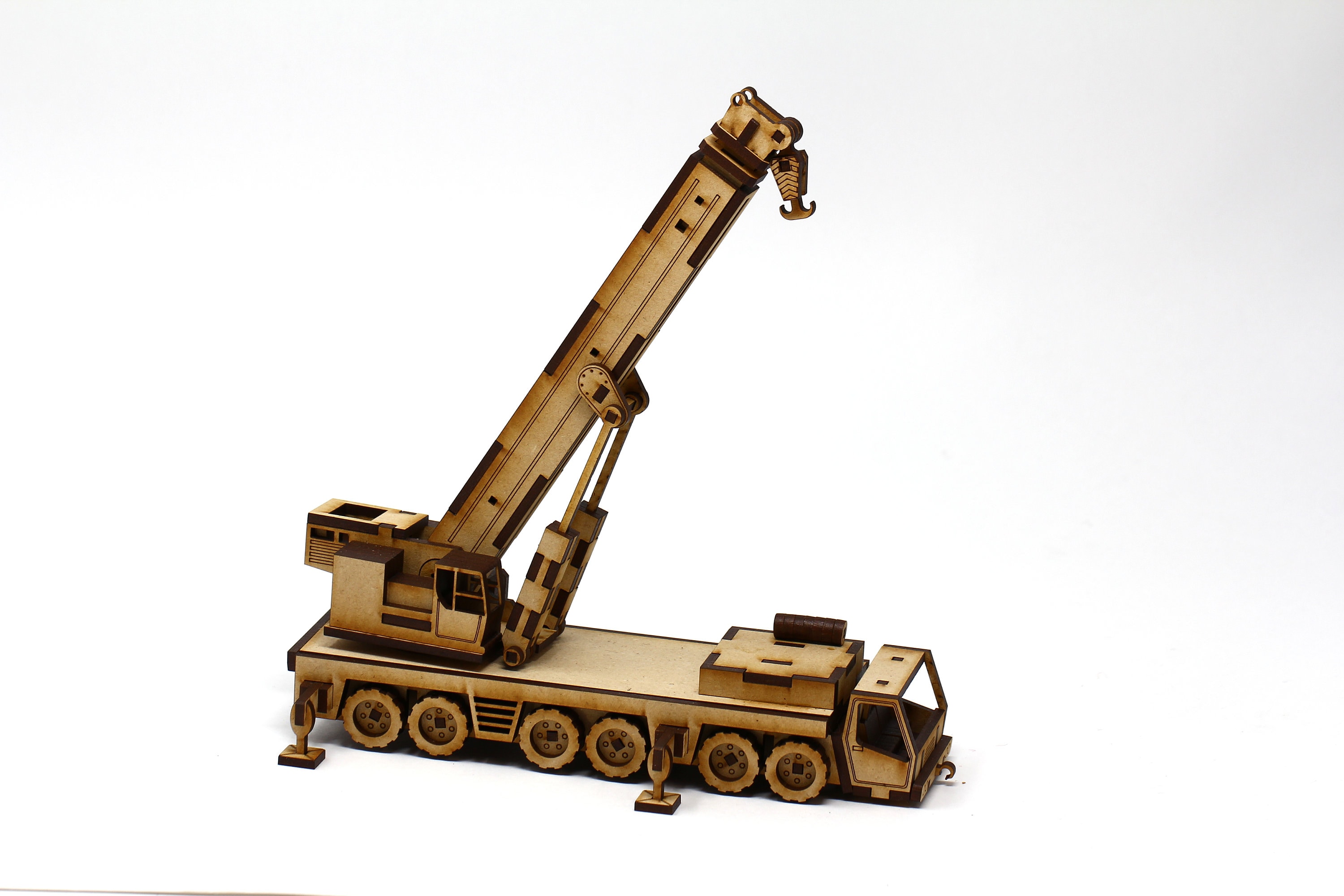 1pcs Wooden Crane Model オリジナル