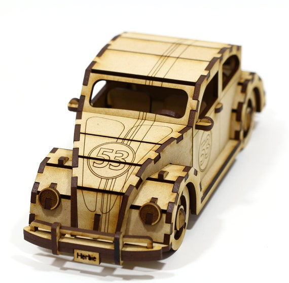 Puzzle + Figurine Puzzle 3D Cars