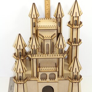 3D Castle Puzzle | Modern Medieval Castle 3D Puzzle | 3mm MDF Wood ...