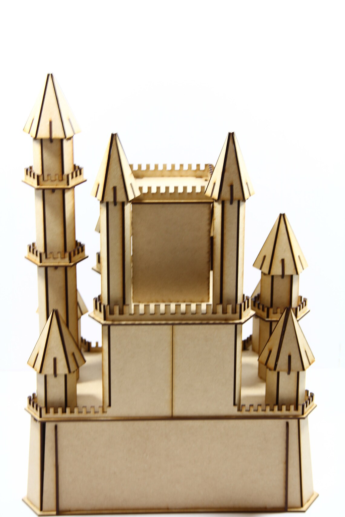 3D Castle Puzzle Modern Medieval Castle 3D Puzzle 3mm MDF - Etsy