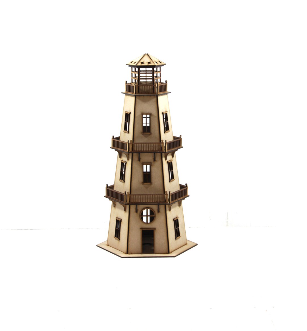 Lighthouse PUZZLE Lighthouse 3D Wood Puzzle Laser Cut Puzzle 3mm MDF