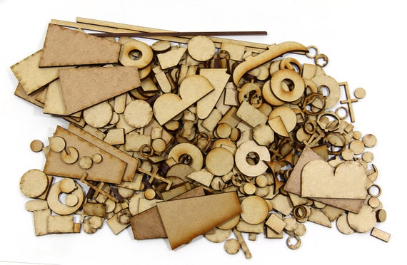 3mm MDF Wood Board Remnants Cutoffs MDF Blanks for Crafting