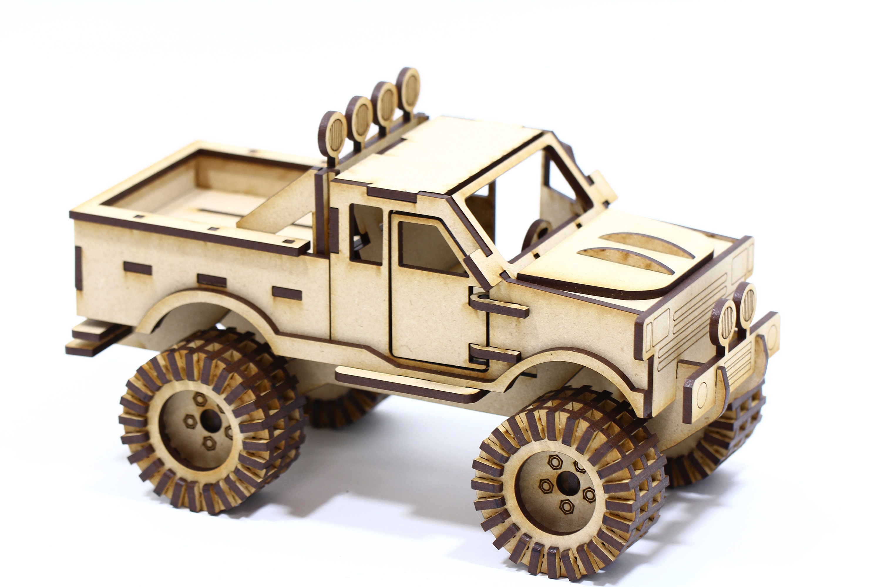 Acheter Puzzle 3D en bois, tirelire, camion à carburant, modèle de