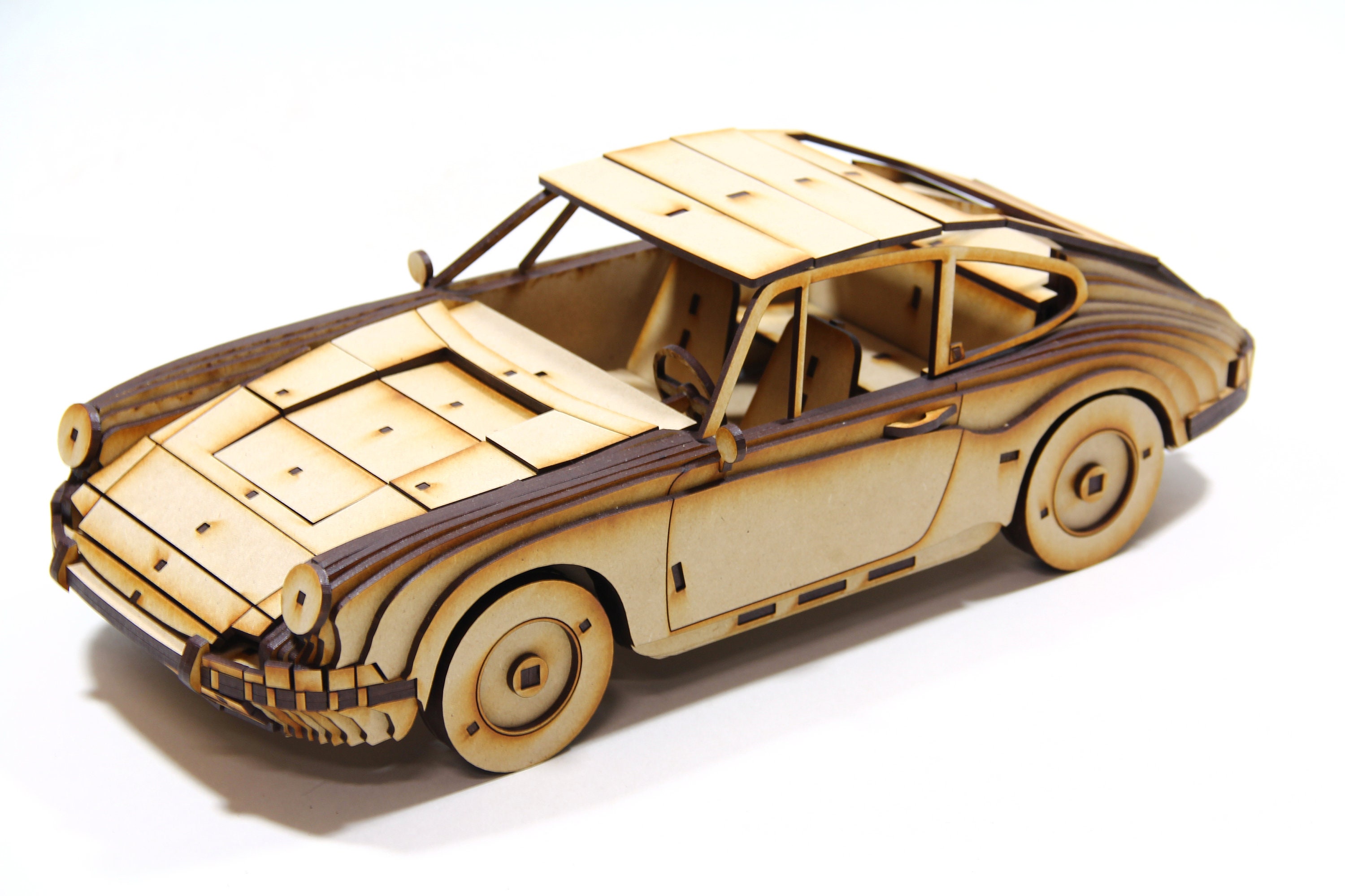 3D Sports Car Puzzle Replica Car 3D Puzzle 3mm MDF Wood - Etsy Canada