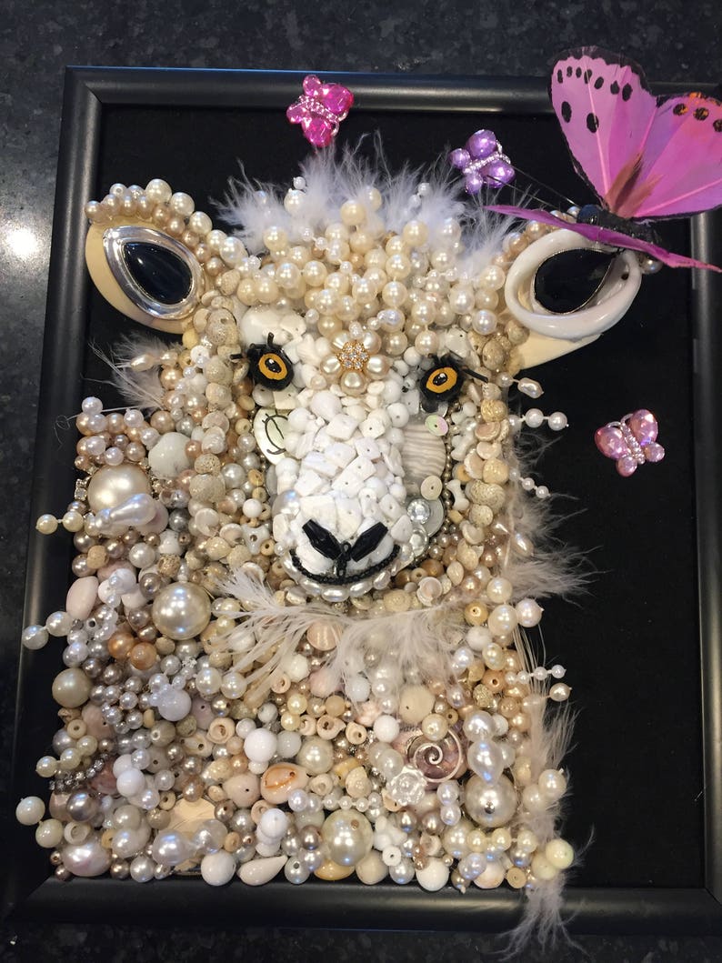 Jewelry art framed jewelry art vintage jewelry art jewelry Etsy