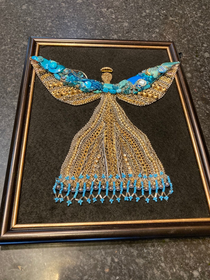 Vintage Jewelry Art Jewelry Vintage Jewelry Art Framed Jewelry Etsy