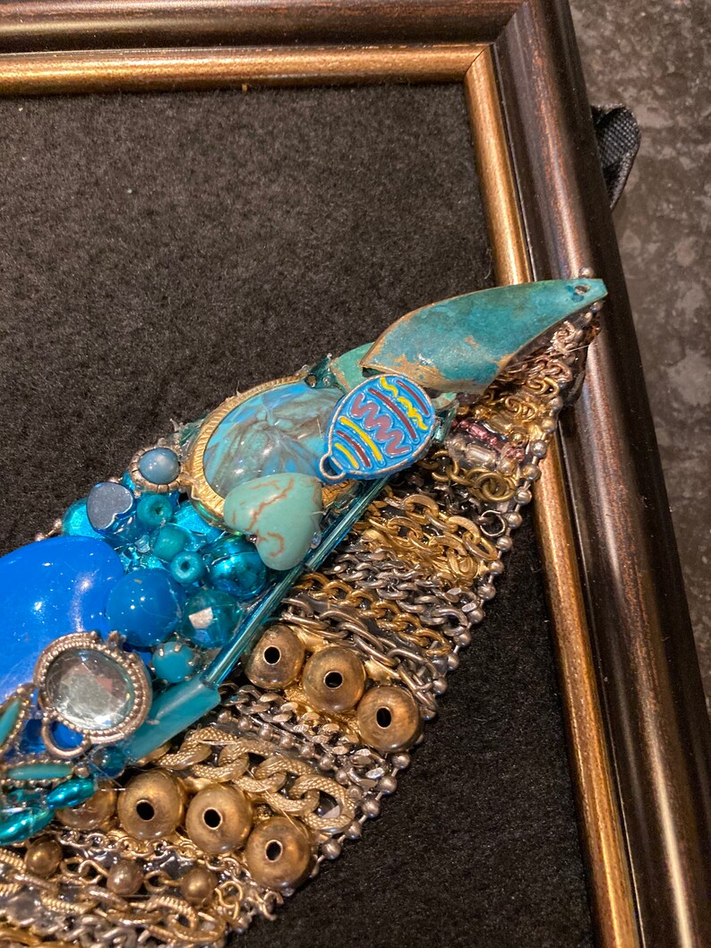 Vintage Jewelry Art Jewelry Vintage Jewelry Art Framed Jewelry Etsy