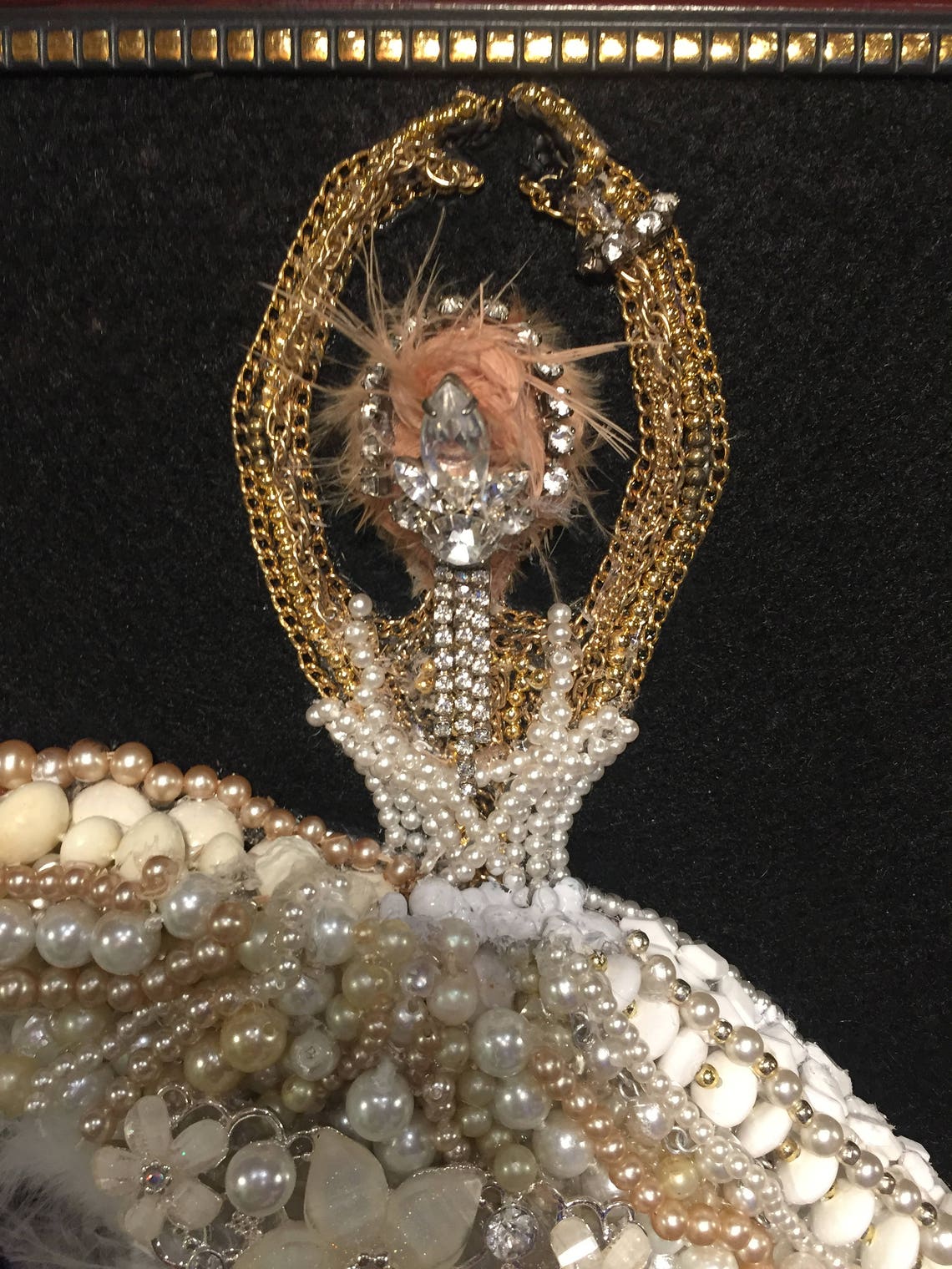 Jewelry art vintage jewelry art framed jewelry art jewelry Etsy