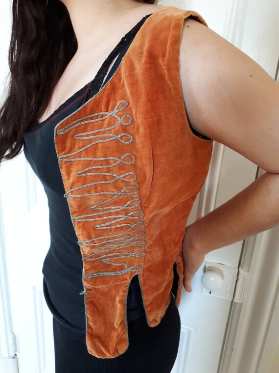 Antique Turkish velvet vest