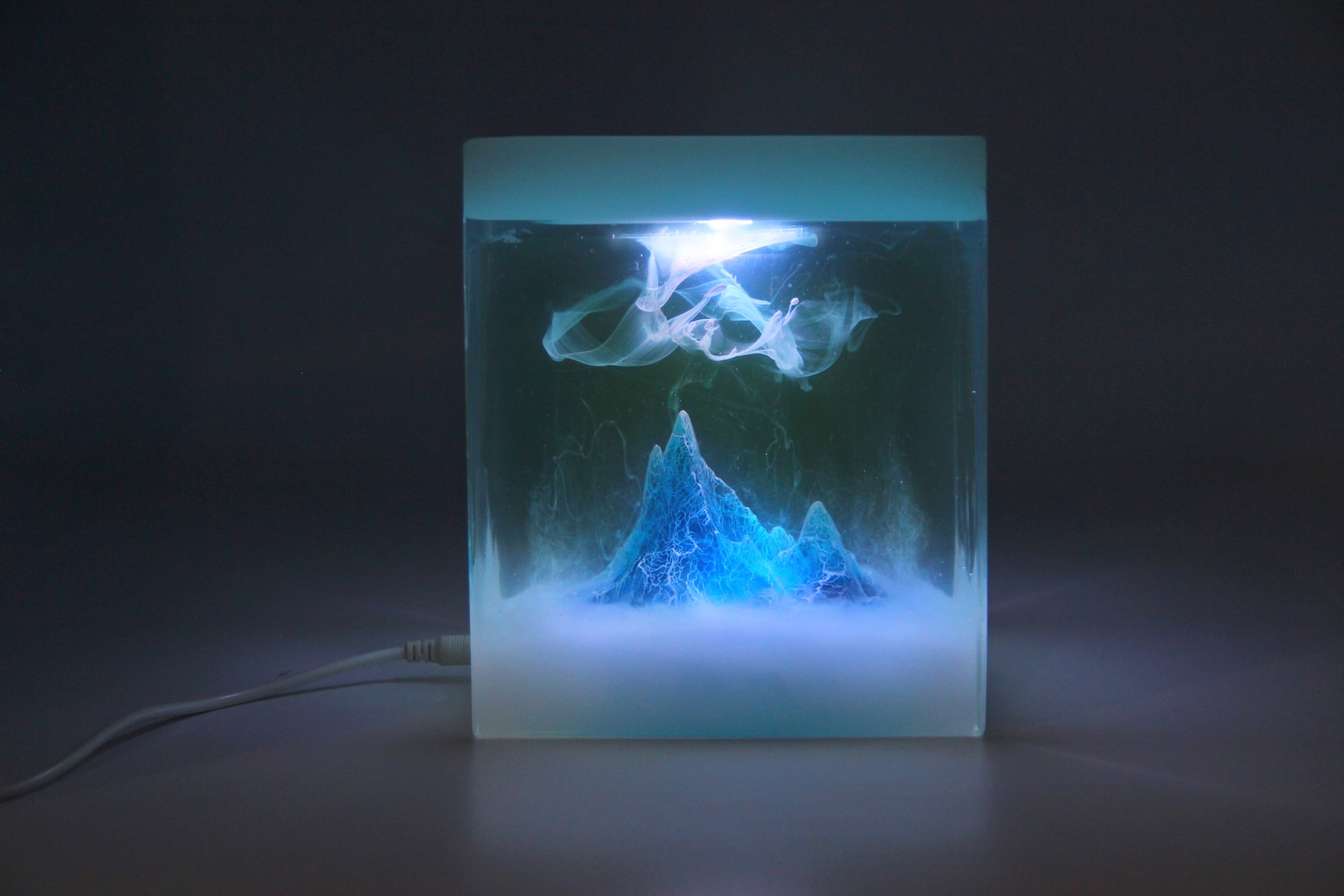 Art Light Unique Gift Resin Decor Resin Lamp Home Decor Etsy