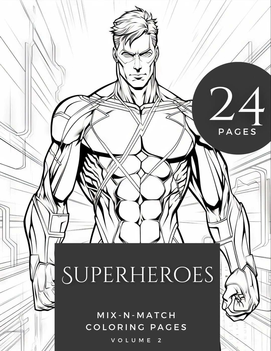 Printable Superheroes Coloring Pages for Kids Etsy Printable Superheroes Coloring Pages for Kids Etsy