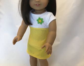 Doll Dress; Fits 18-inch dolls;  Homemade and ready to ship.