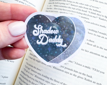Fourth Wing/ACOTAR-inspired sticker | holographic, glitter, quote, bookish, Sarah j maas, fantasy, night court, xaden, azriel, iron flame