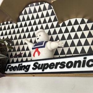 Feeling Supersonic Oasis inspired sign. Decor for your home Lyrics like acrylic sign