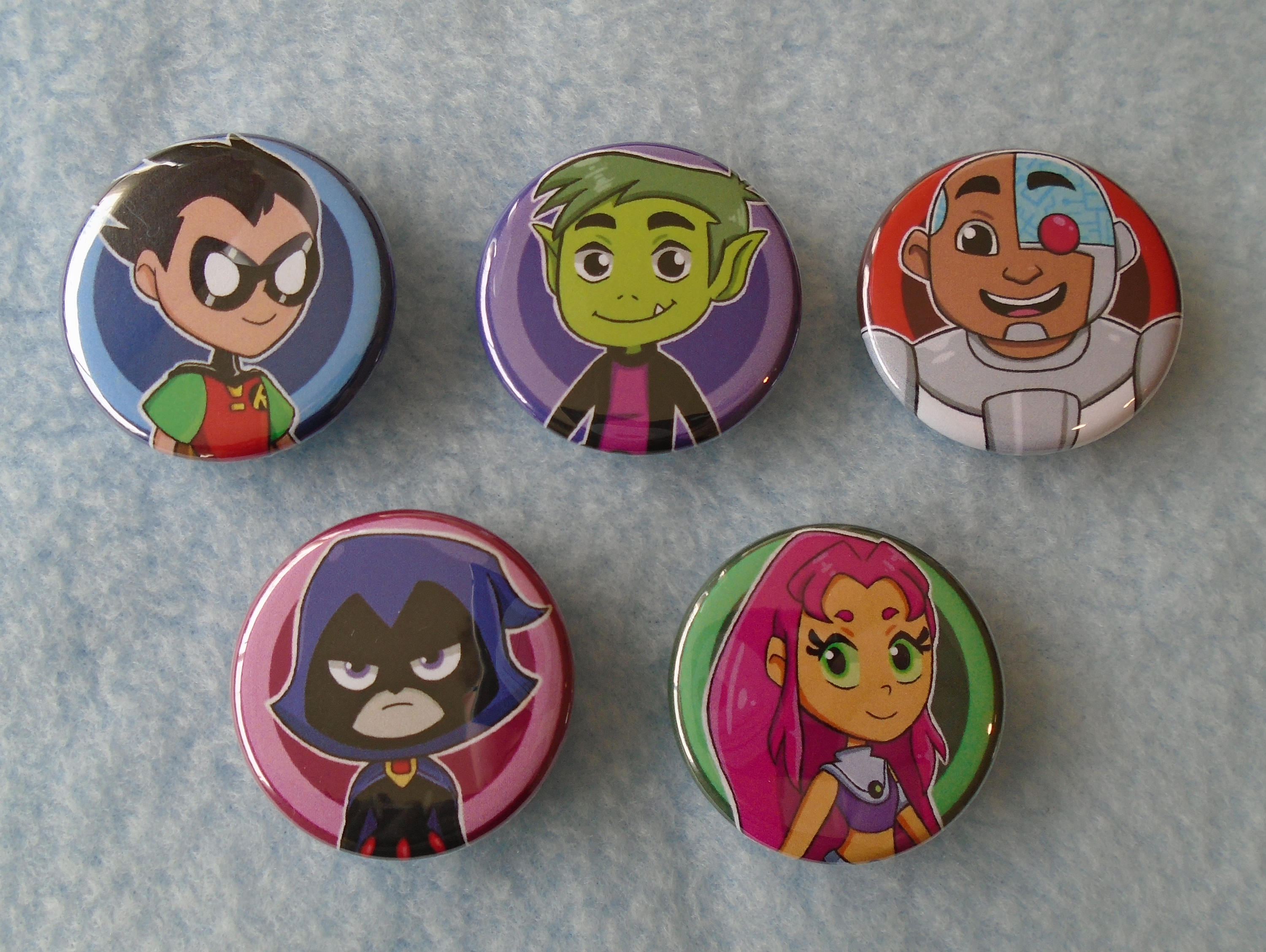 Starfire Embroidered Patch Teen Titans Super Friends Cyborg Raven Robin Beast