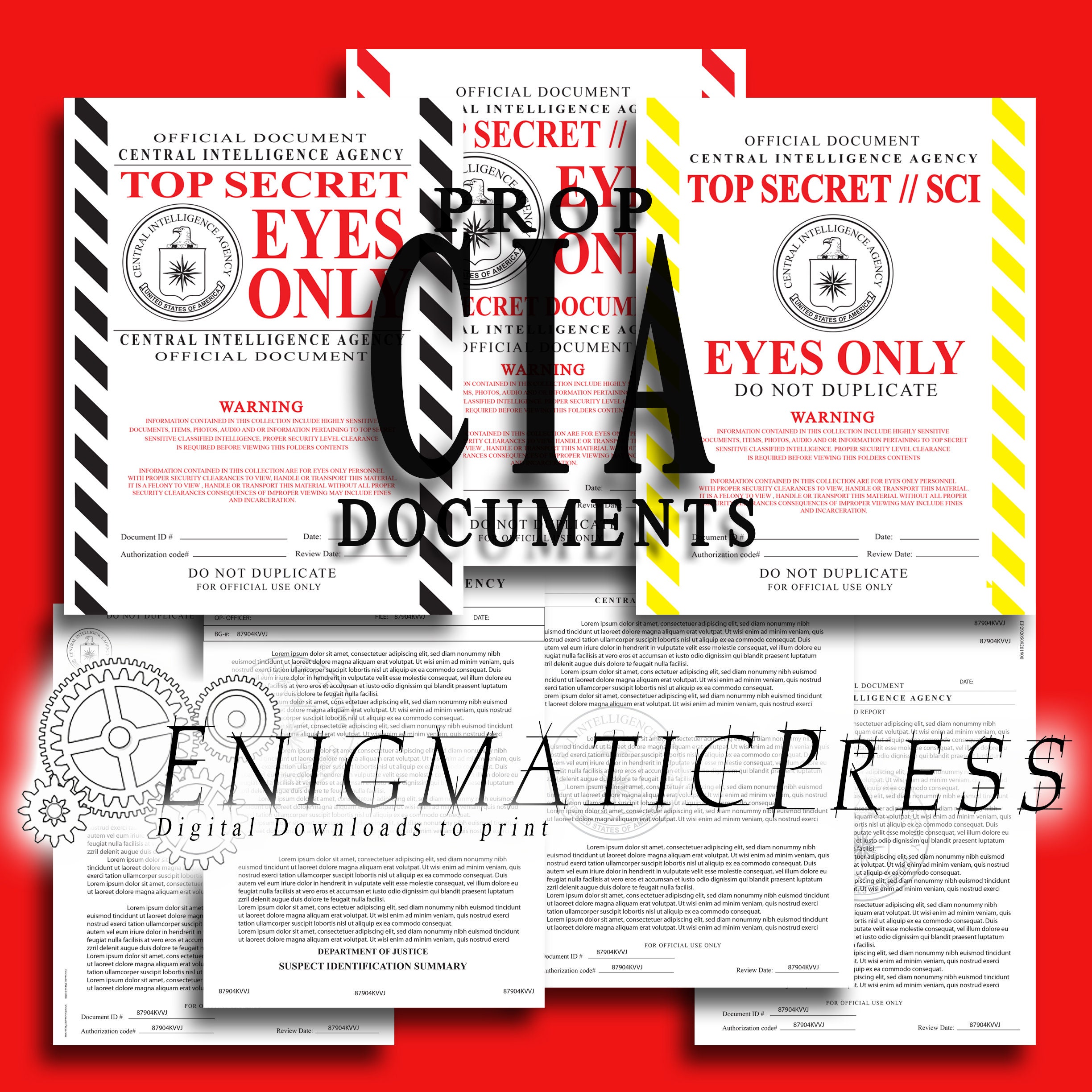 新規購入 Top Secret Files - Etsy 文学・小説