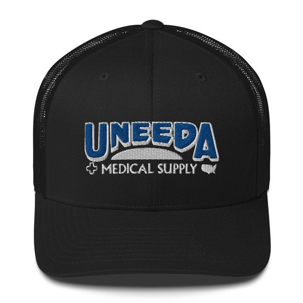 UNEEDA Medical Supply Embroidered Hat - Return Of The Living Dead Trucker Cap