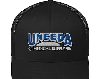 UNEEDA Medical Supply Embroidered Hat - Return Of The Living Dead Trucker Cap