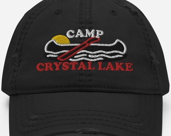 Camp Crystal Lake Hat | Friday The 13th Horror Movie Cap - Jason Voorhees