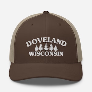 Doveland Wisconsin Hat | Many Colors, Trucker Cap, Unisex, Snapback