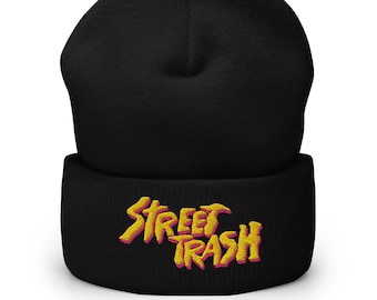 Street Trash Beanie - Embroidered Horror Apparel | Unisex