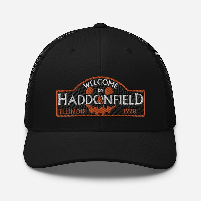 Welcome To Haddonfield - Embroidered Halloween 1978 Trucker Cap