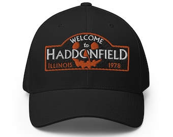 Welcome To Haddonfield - Embroidered Halloween 1978 Fitted Hat