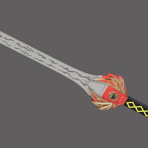 3D Digital Files Red Ranger Power Sword