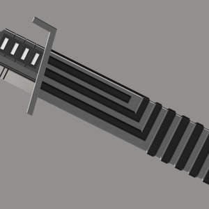 3D Digital Files Mandalorian Darksaber
