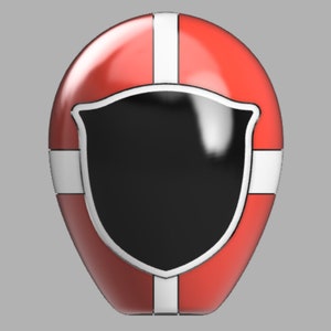 3D Digital Files Lightspeed Red Ranger Helmet
