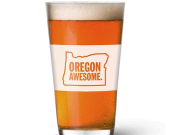 Oregon Awesome Pint Glass