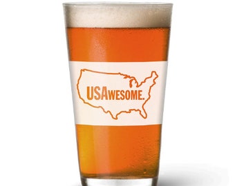 My State is Awesome Pint Glass (All 50 States Available!)