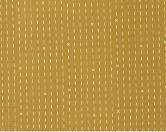 Evermore Honey, Hand Stitched Stripes by Sweetfire Road for Moda Fabrics, 43156-13