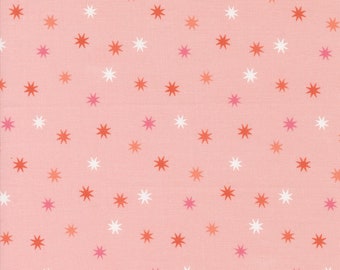Hey Boo, Magic Stars,  Bubble Gum Pink designed by Lella Boutique for Moda Fabrics, 5215-13