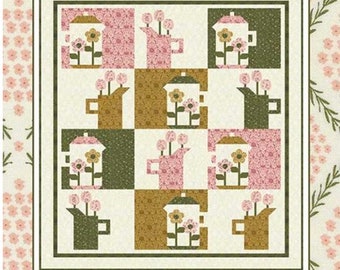 Afternoon Book Club  Quilt Kit, pattern  by Coach House Designs- quilt size is 64" X 74", Lap Quilt