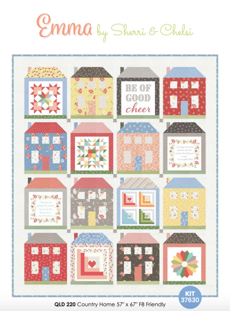 Emma Quilt Kit Designed by Sherri Mcconnell for Moda Fabrics Etsy
