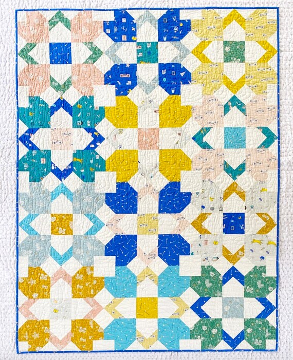 Whatnot X Kit, 64 Pattern, Inkling Large Star Throw, - Ruby Society, 64 Coleman-hale, Quilt Etsy Rashida