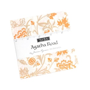 Agatha Road Charm Pack, 42 piece, 5&quot;x5&quot;, designed by Fig Tree & Co for Moda 35410PP, Fall floral