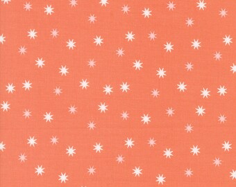 Hey Boo, Magic Stars, Soft Pumpkin designed by Lella Boutique for Moda Fabrics, 5215-12